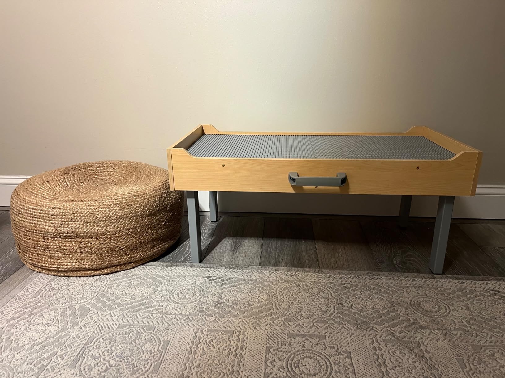 Delta Children Play N Store Building Bricks Play Table with 100+ Play Bricks Included customer photo 2