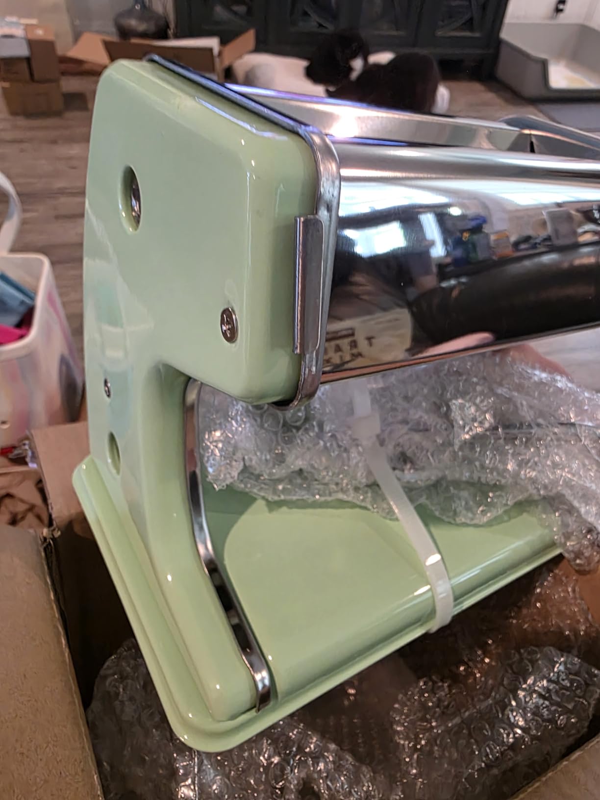 KEOKER Clay Press Machine, Polymer Clay Press Machine for Making Clay Earrings, Polymer Clay Roller Machine, 7 Thickness Stainless Steel Polymer Clay Pasta Machine, Polymer Clay Tools customer photo 1