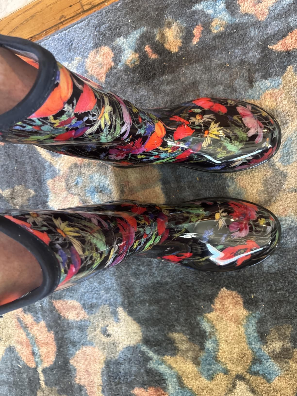 Sloggers Waterproof Garden Rain Boots for Women - Cute MidCalf Boots customer photo 1