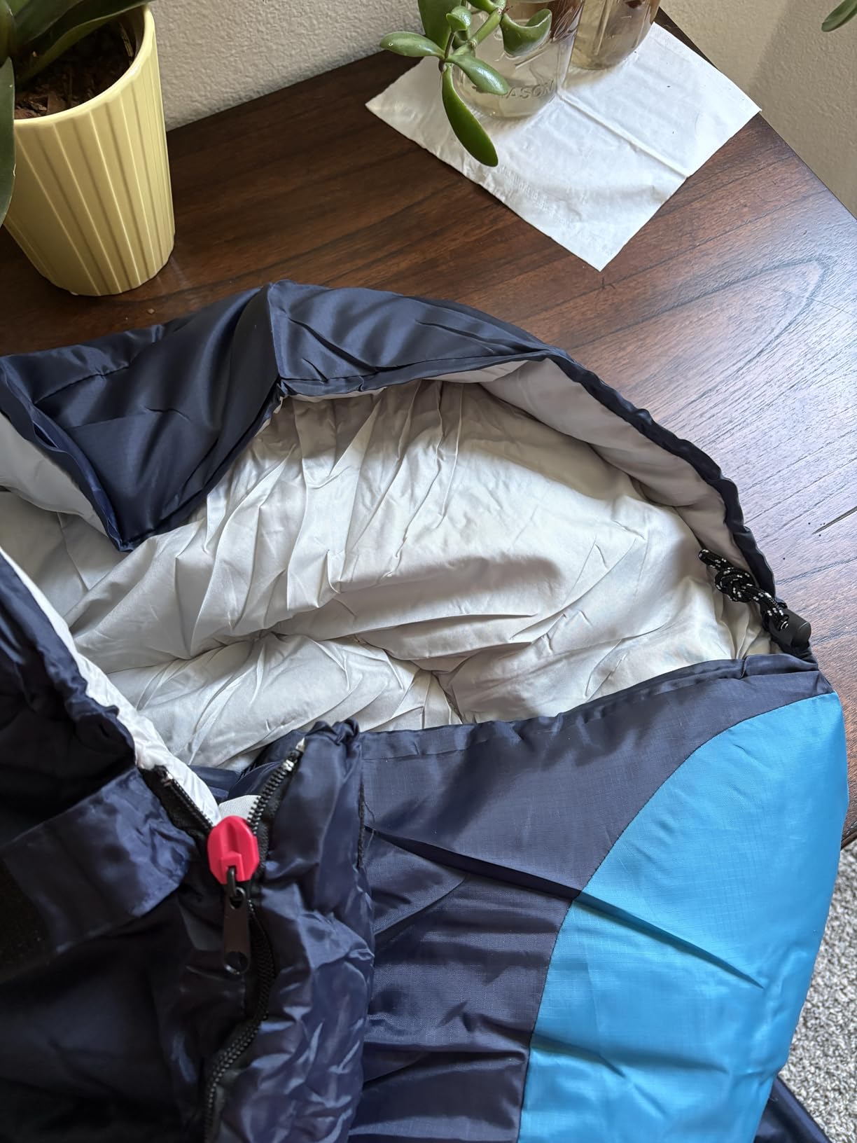 Elevon Double Sleeping Bag for Adults with 2 Pillows, Lightweight Machine Washable 2 Person Sleeping Bag for 3 Seasons Camping Hiking Traveling, Multicolor Option customer photo 2