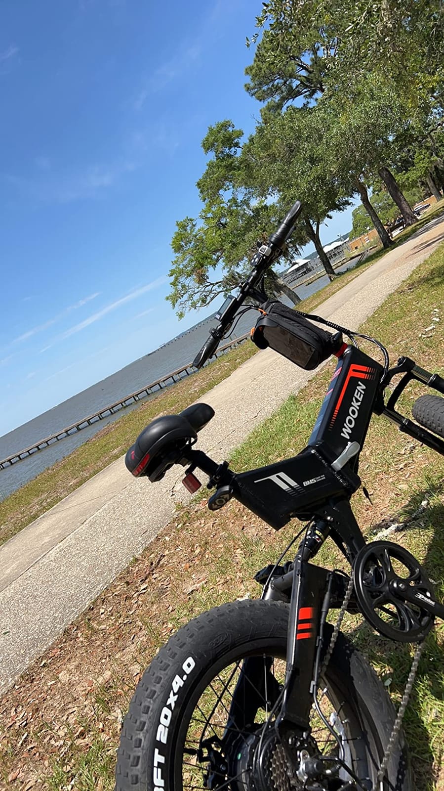 Wooken Electric Bike, 20''X4.0 Fat Tire Electric Bike for Adults customer photo 2