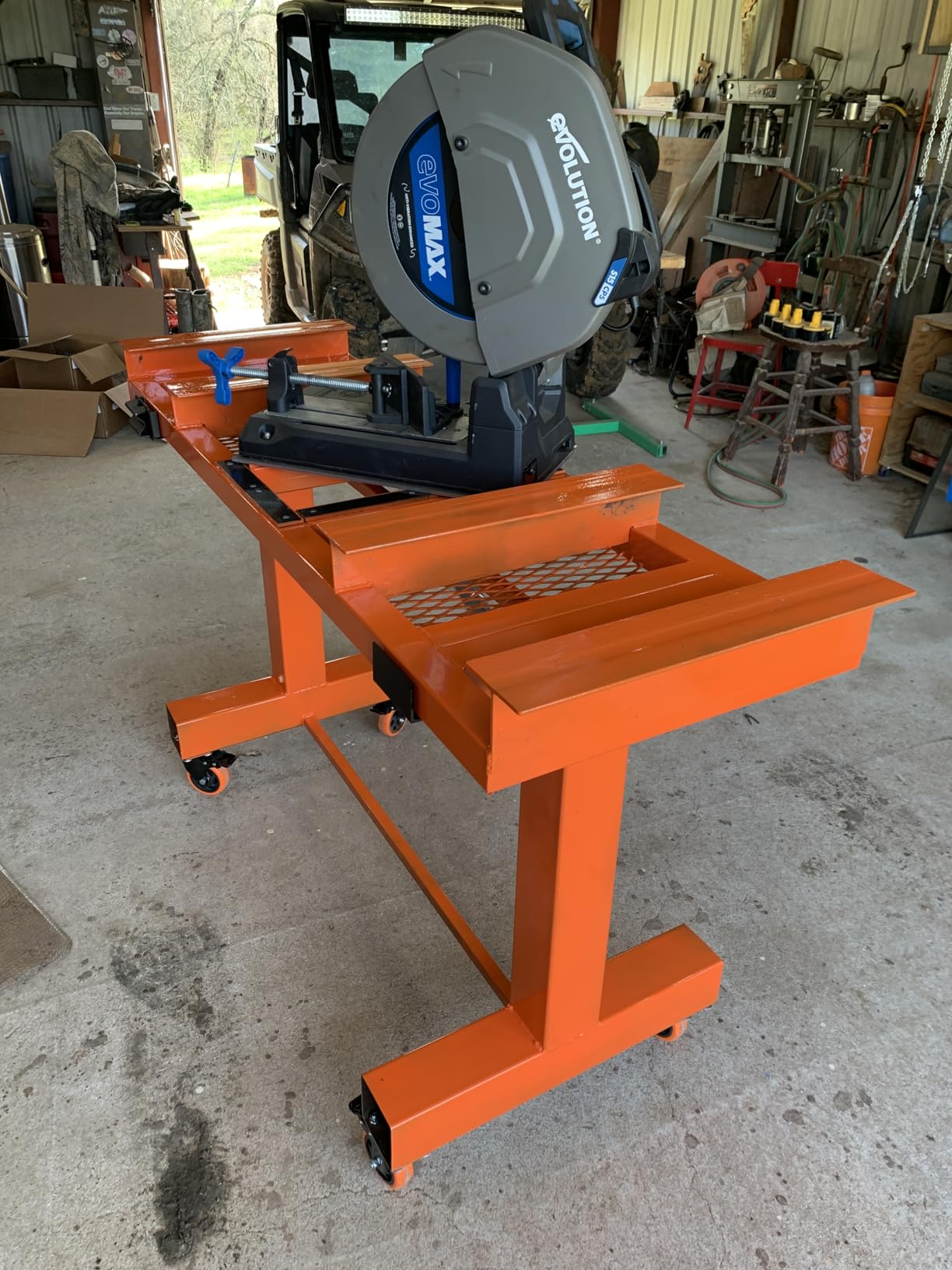 Evolution S15CPS 15 Inch Heavy-Duty Metal Cutting Chop Saw | 3,500+ Cuts with EVOMAX14ST Blade | 15 Inch Blade Compatible | Industrial Power Saw, Soft Start Motor, E-Brake, Precision Shadow Line Guide customer photo 2