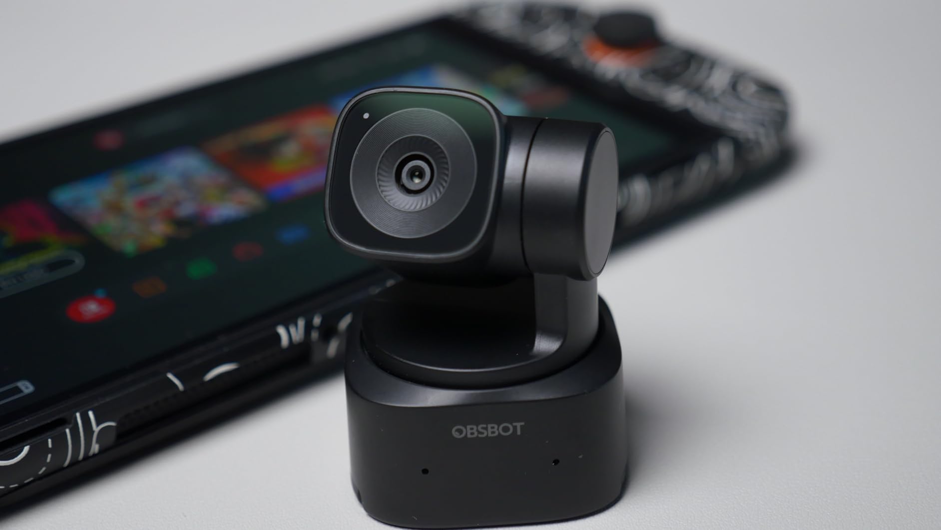 OBSBOT Tiny SE 1080P 100FPS Webcam for PC, AI Tracking PTZ Streaming Camera customer photo 1