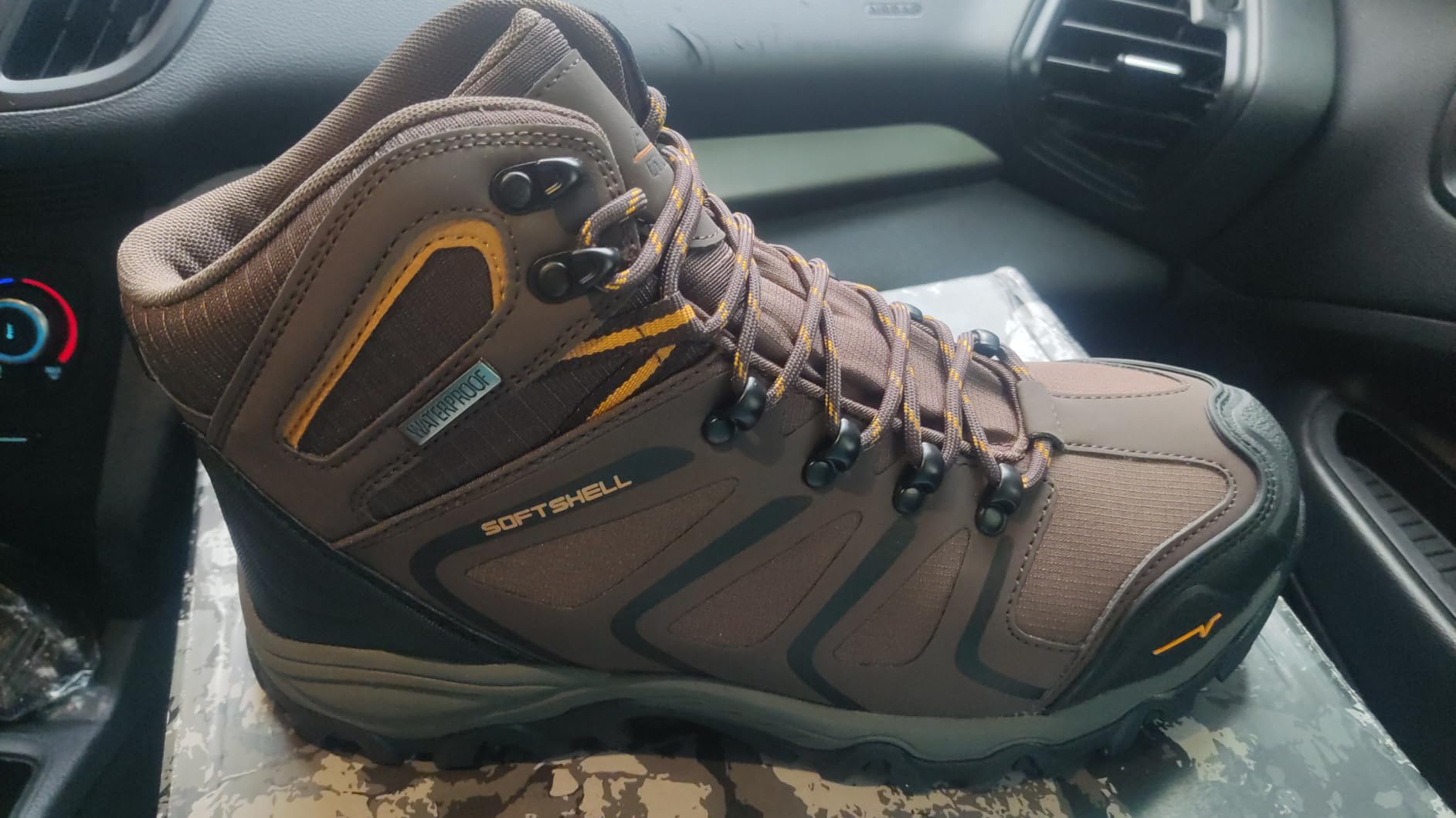 NORTIV 8 Waterproof Steel Toe Work Boots for Men | ASTM Safety Construction Boots ARMADILLO-STL customer photo 2