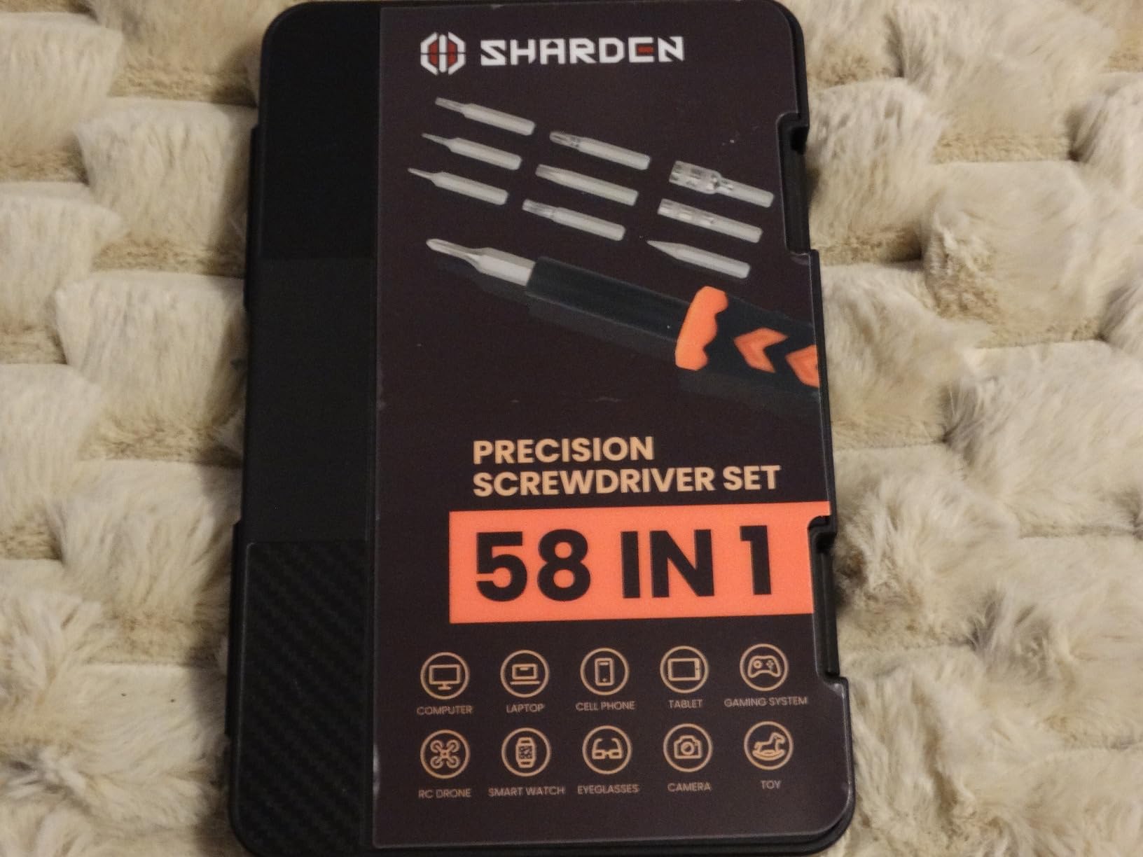 SHARDEN 59 in 1 Small Magnetic Precision Screwdriver Set With Case | Multi-bit Screwdriver Set, Professional Electronic Tools Kit for iPhone, MacBook, Computer, Laptop, PC, RC, PS4, Xbox, Watch customer photo 1