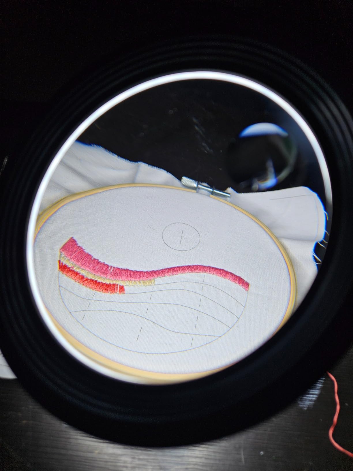 30X 10X Large Magnifying Glass with Light and Stand,LED Magnifier Desk Lamp customer photo 2