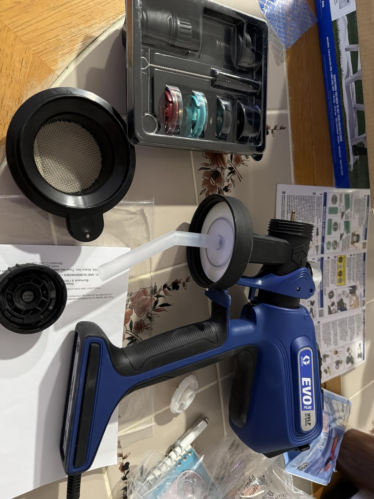 Graco EVO Plus HVLP Paint & Stain Sprayer, Electric Brass Nozzles customer photo 1