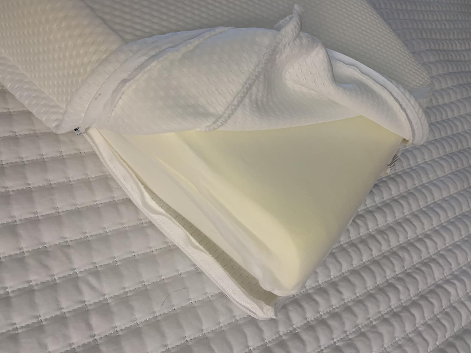 The Original Anti Snoring Pillow for Side Sleepers - Snoring Solution and Remedy - Inclined Memory Foam Pillow for Airway Support, Anti Snore Pillow with Removable Washable Cover customer photo 2