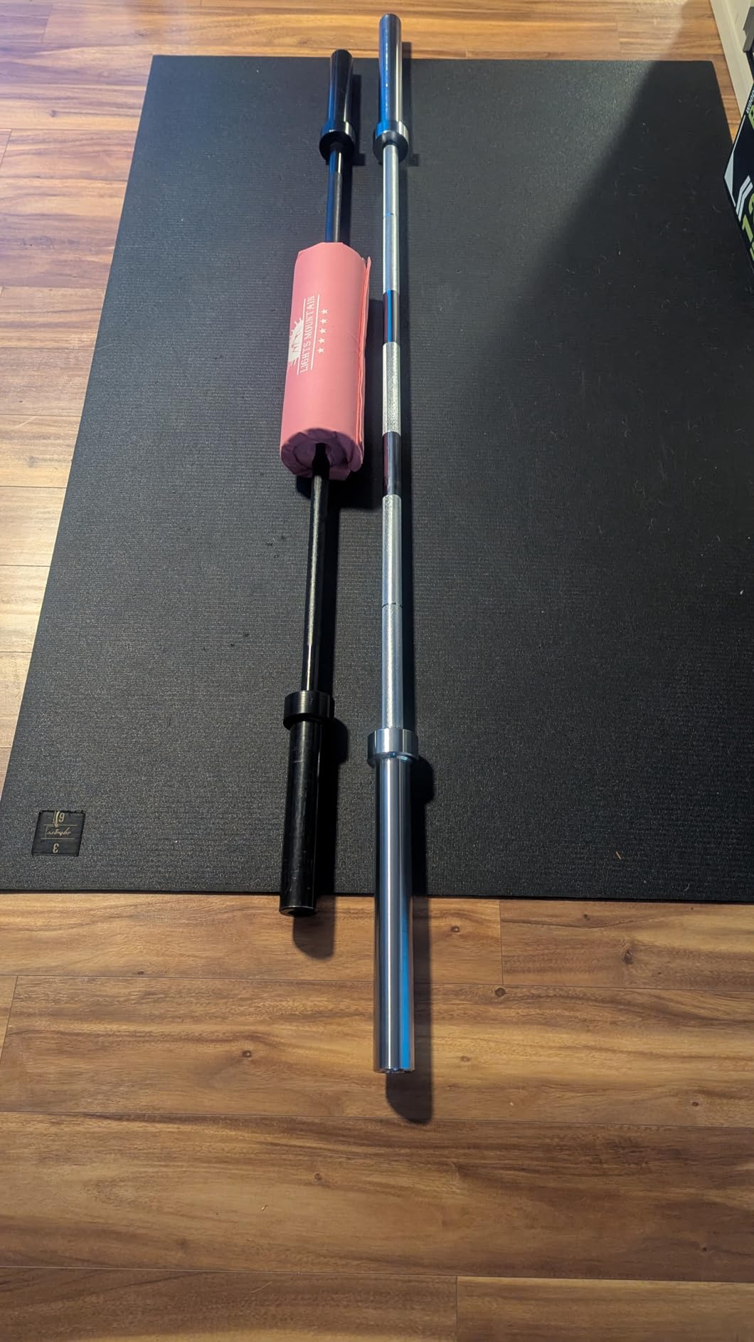 Amazon Basics 7ft Olympic Barbell Bar, 2