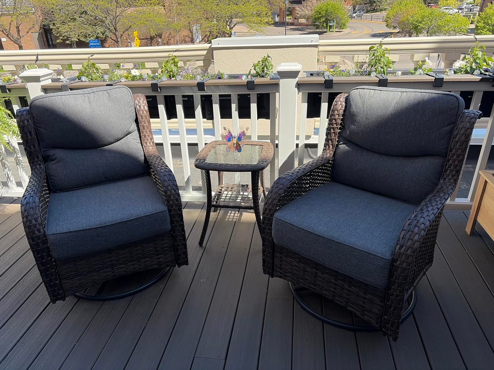HILLGA 3-Piece Luxury Patio Furniture Set with 6