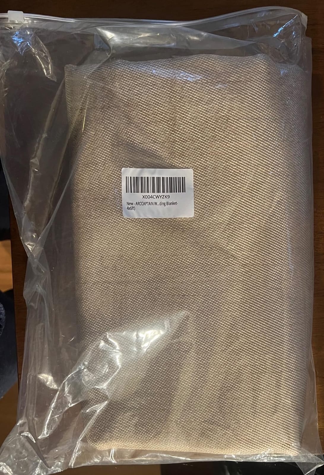 ARCCAPTAIN Welding Blanket 10x10FT, 1022°F Heat Resistant Fabric Blankets, 850GSM Thickened Heavy Duty Fireproof customer photo 2