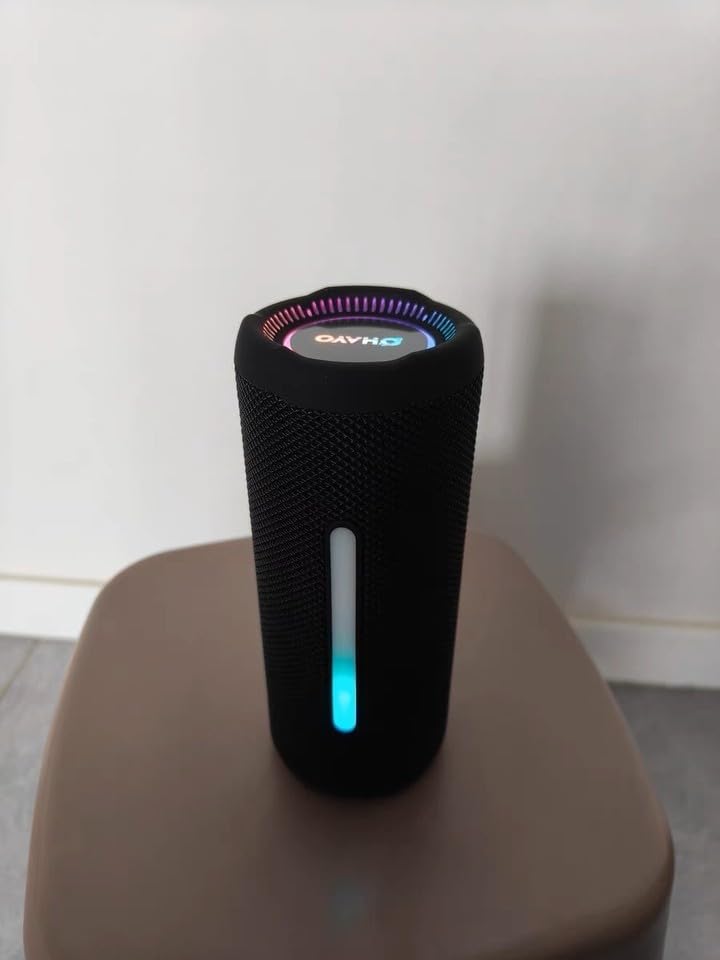 OHAYO Portable Bluetooth Speaker Wireless, 35W Loud, IPX7 Waterproof, Black customer photo 2