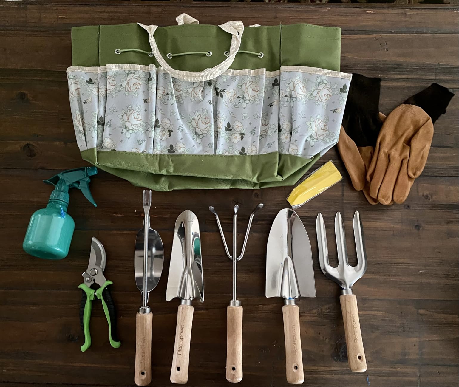 Garden Tools Set 8 PCS Heavy Duty Stainless Steel Gardening Tools for Women customer photo 1
