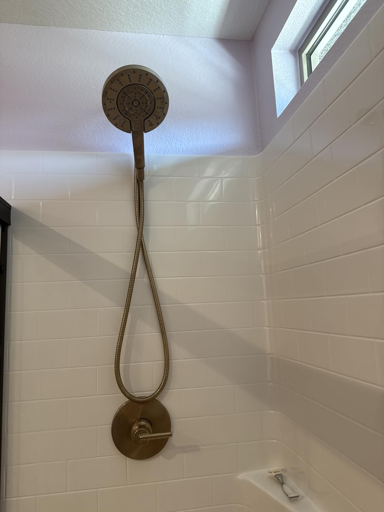 Delta 6-Setting In2ition 2-in-1 Dual Shower Head with Handheld High Pressure ProClean Spray, Brushed Nickel Detachable Shower Head with Hose, 1.75 GPM Flow Rate, Satin Nickel 75655SN customer photo 1