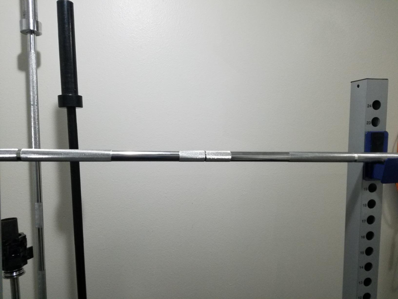 PAPABABE 7ft Barbell 45lb Olympic Barbell 1000/1500lbs Capacity Home Gym customer photo 1