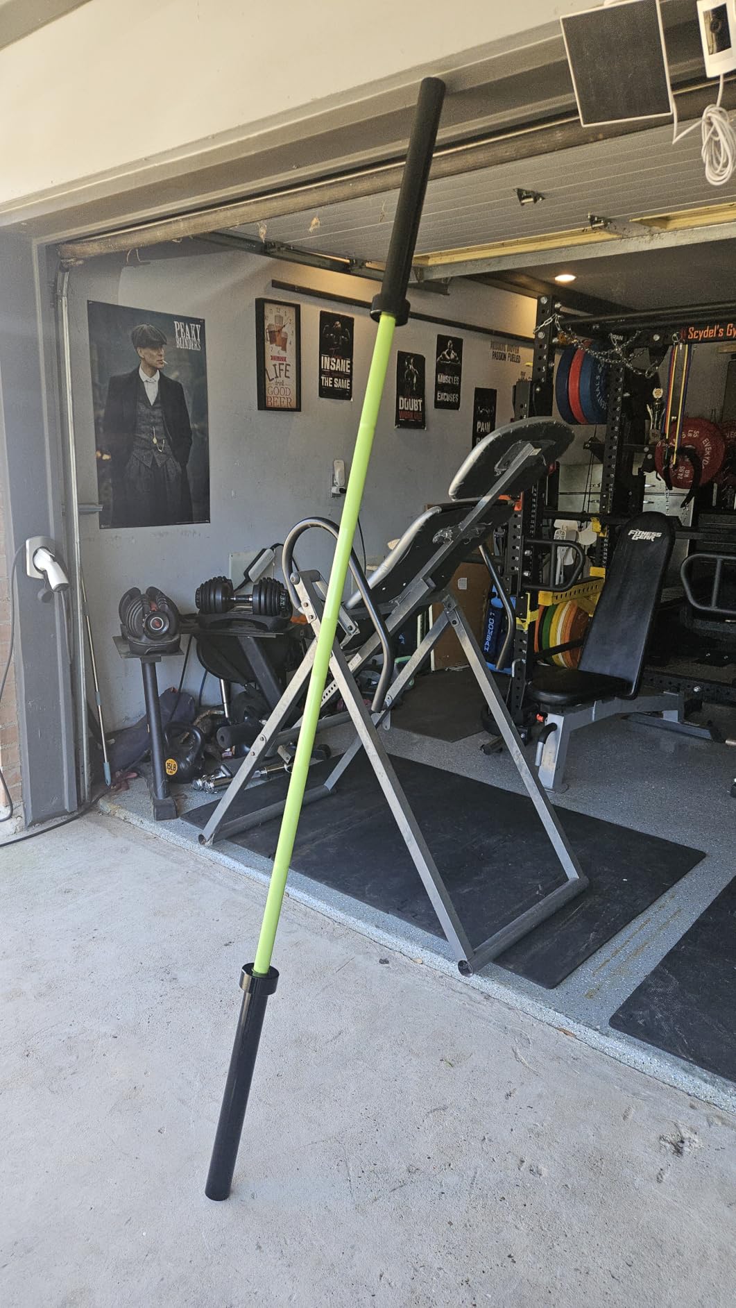 PAPABABE 7ft Barbell 45lb Olympic Barbell 1000/1500lbs Capacity Home Gym customer photo 2