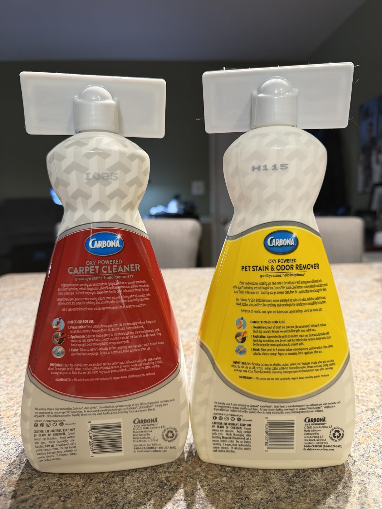 Carbona 2-in-1 Oxy-Powered Pet Stain & Odor Remover (13.5 Fl Oz), Carpet Spot Cleaner Removes Urine Odor, Lifts Mud & Vomit Stains, Prevents Resoiling customer photo 2