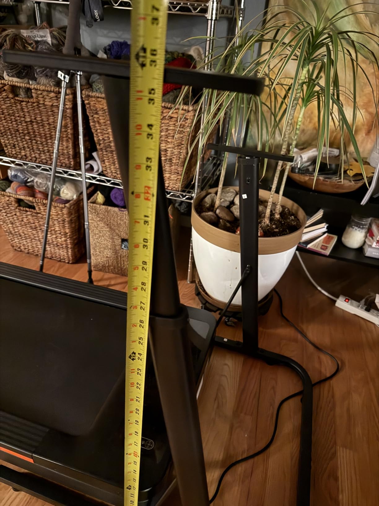 VTORY Adjustable Height Standing Desk for Walking Pad Treadmill，for Cycling customer photo 1