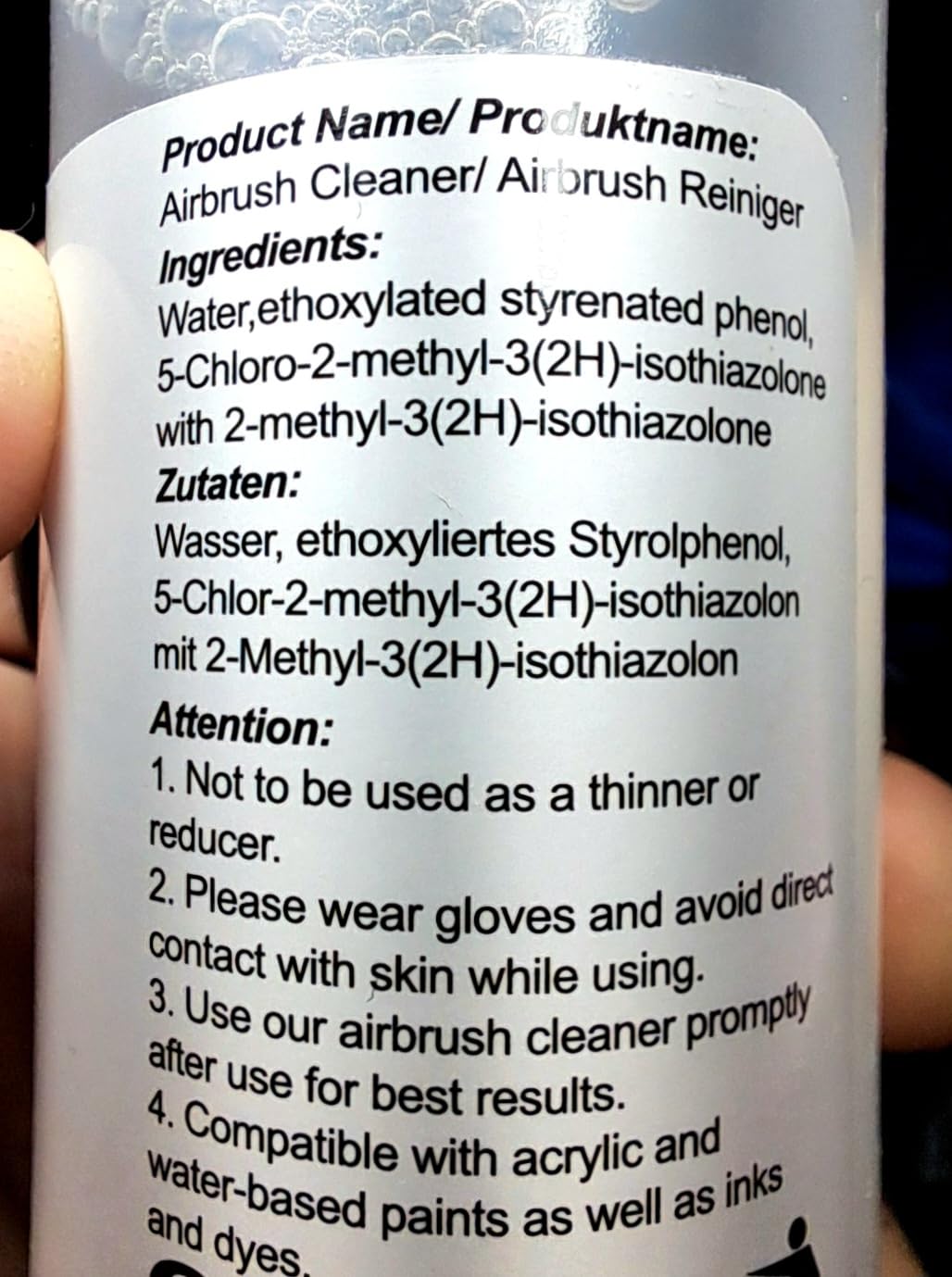 X ARTY HUB Airbrush Cleaning Kit, 16.2 fl oz Cleaner, Cleaning Pot & Tools customer photo 1
