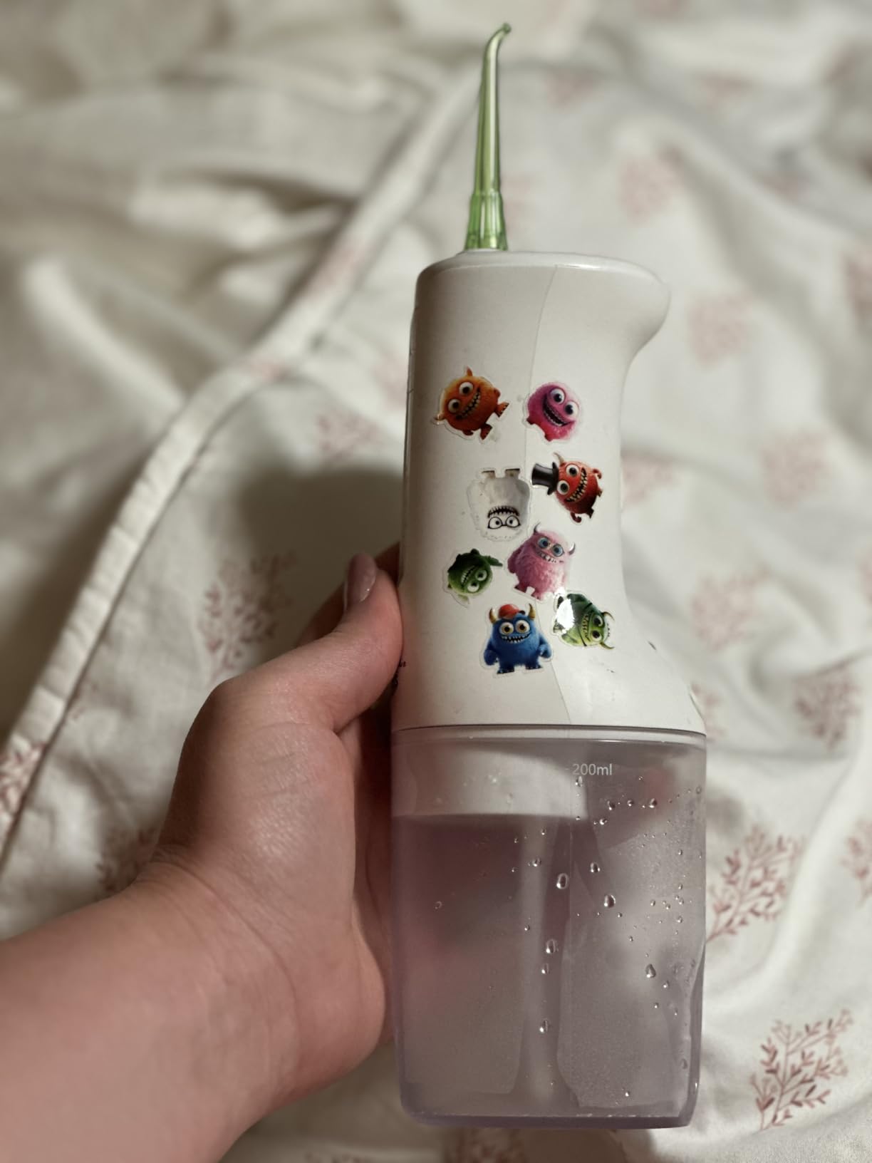 GuruNanda Kids Water Flosser Cordless, Braces-Friendly, Ages 6+, White, 1ct customer photo 2