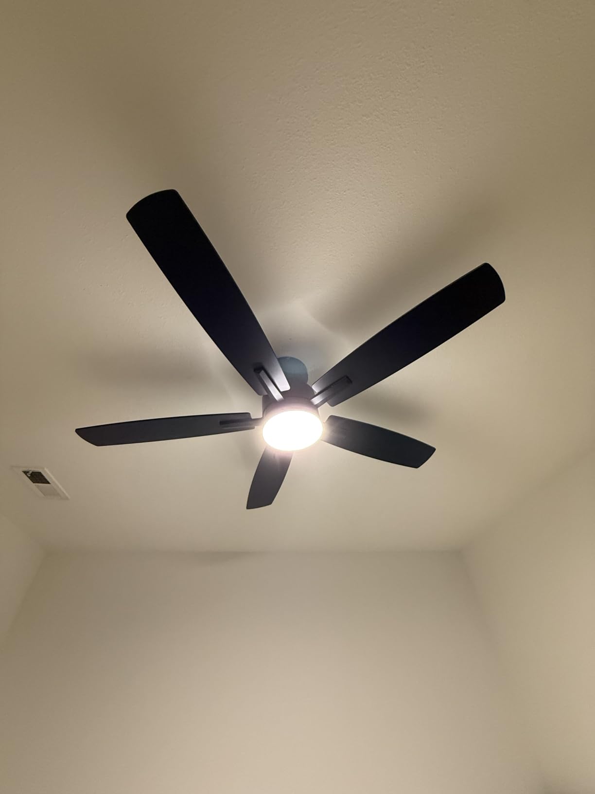 Ohniyou 52'' Low Profile Ceiling Fan with Lights, Remote/APP Control, Black customer photo 2
