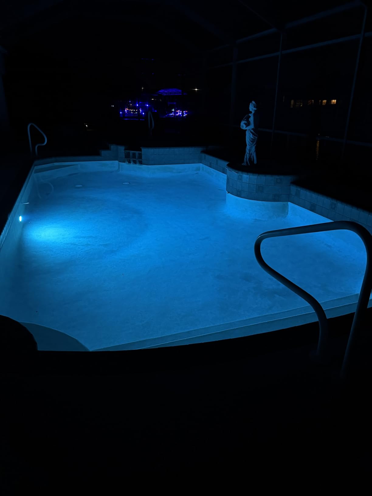 60FT 10Inch 60W Led Smart Pool Lights for Inground Pool with 3 Control Way (App/Remote/Controller), Led Color Changing Underwater Swimming Pool Light for 10