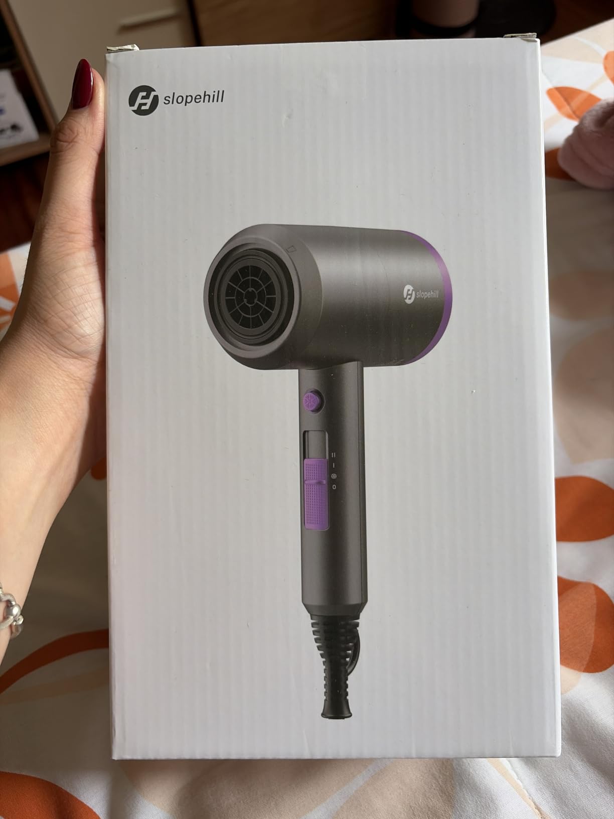 slopehill Professional Ionic Hair Dryer, Lavender customer photo 1