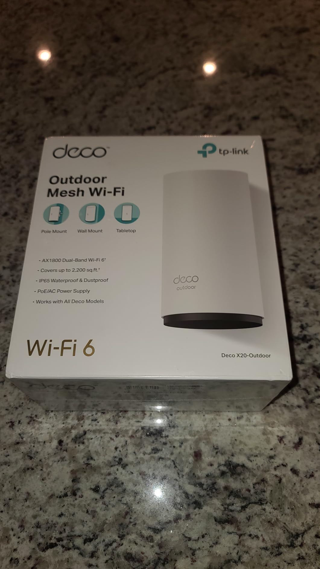 TP-Link Deco X20-OUTDOOR AX1800 Outdoor Mesh WiFi 6 Extender, 1-Pack customer photo 1