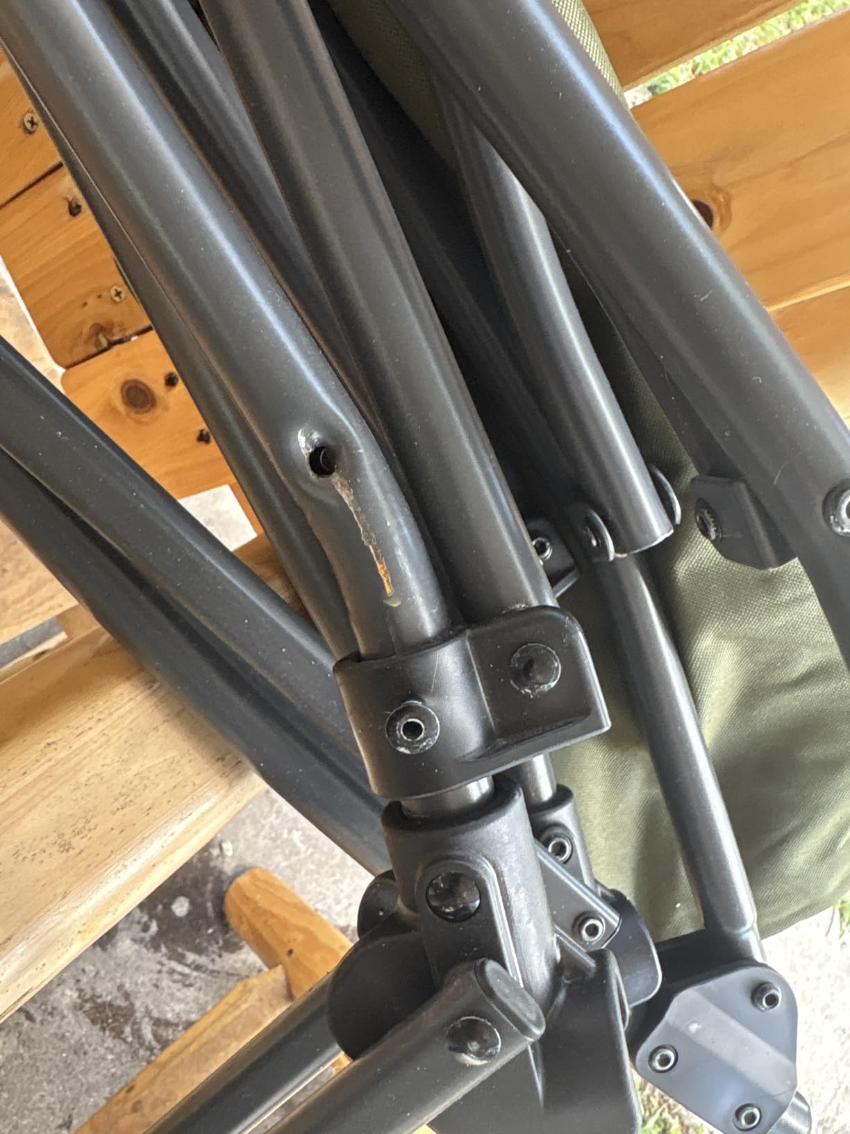 Portal Folding Outdoor Rocking Camping Chair, 350LBS Portable Rocker | 10s Fold, Compact Carry Bag, 24
