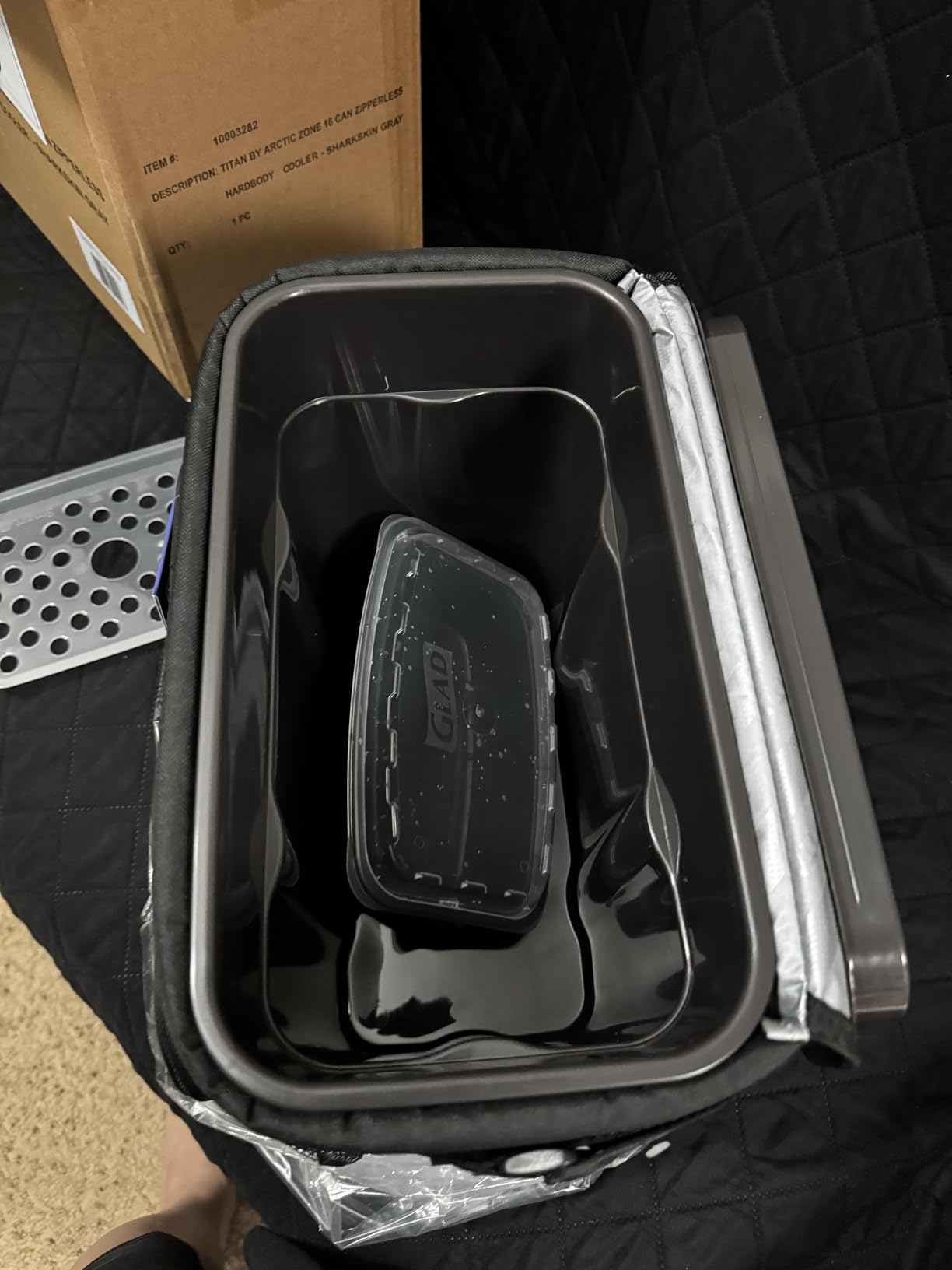 Titan by Arctic Zone Deep Freeze Cooler - Zipperless Hardbody Cooler - Deep Freeze Insulation, HardBody Liner, and SmartShelf customer photo 1