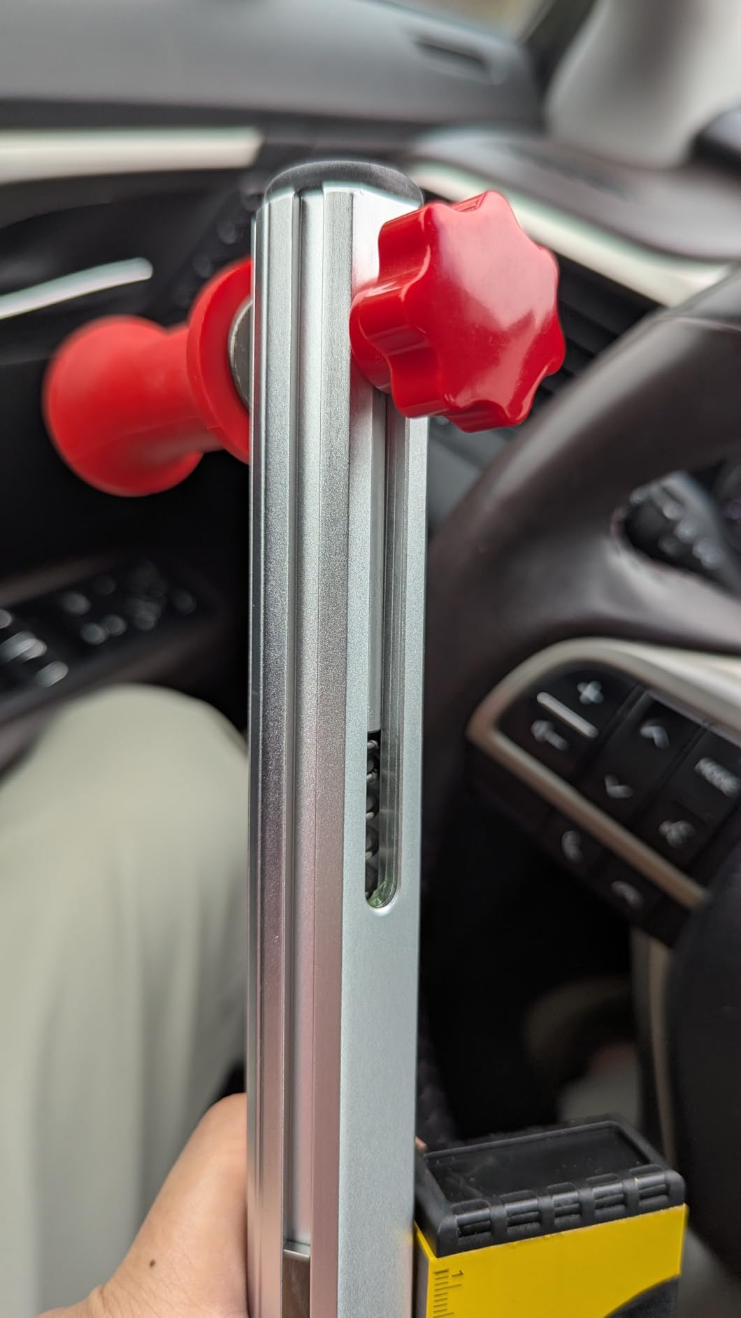Steering Wheel Level Alignment Tool with Magnetic Torpedo Level - Adjustable 8-15 Inch Universal Fit for DIY Alignment customer photo 2