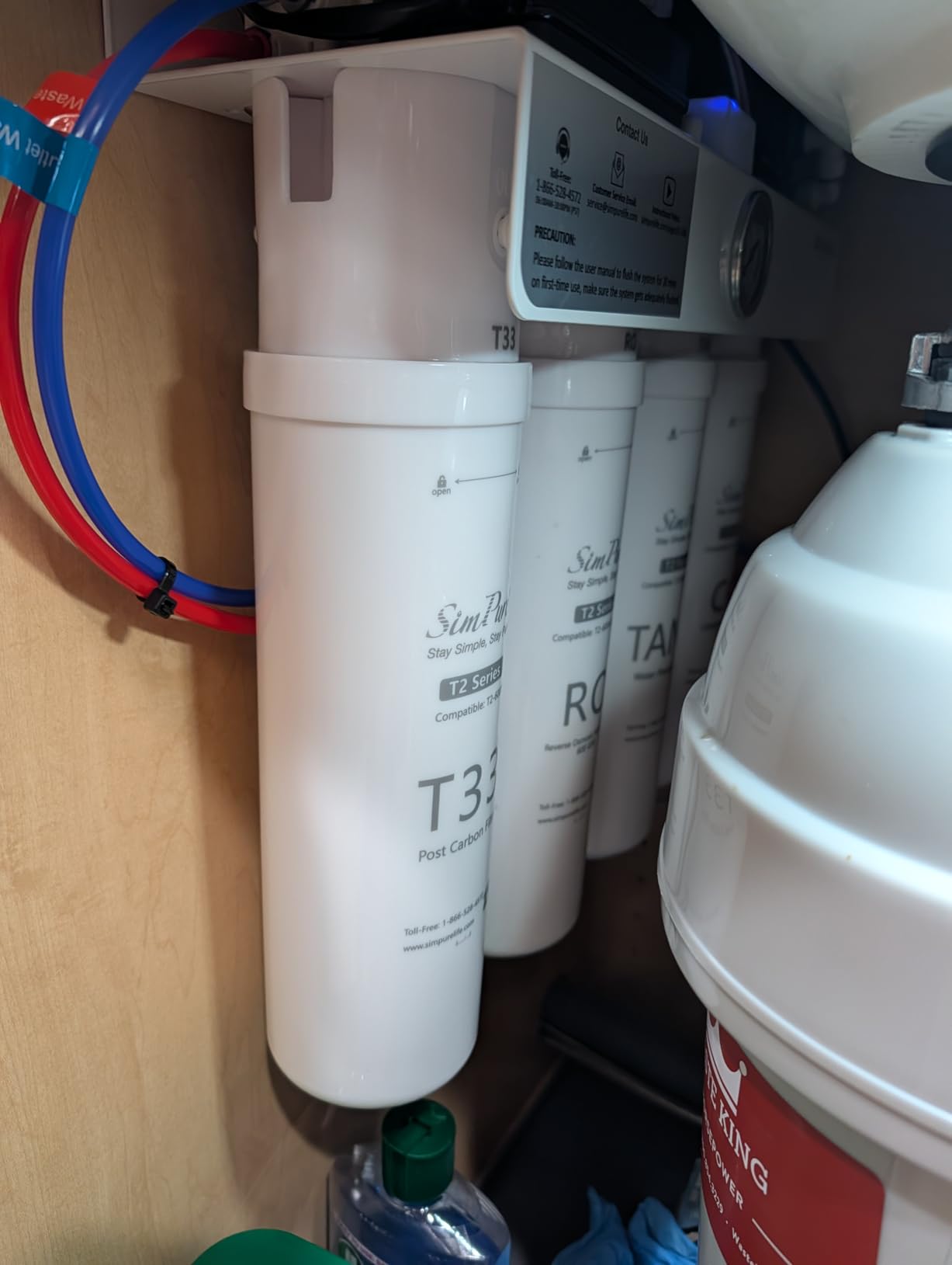 SimPure T2-600A UV Alkaline Reverse Osmosis Water Filter 600 GPD customer photo 1