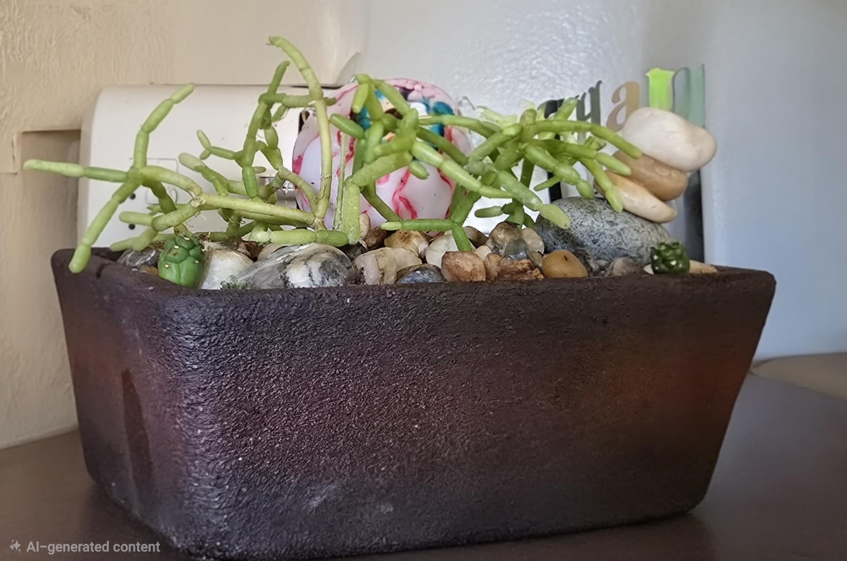 2 Pack Shallow Bonsai Pots with Drainage Tray, 6
