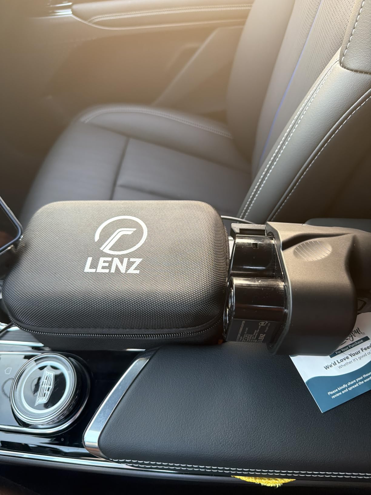 LENZ NACS to CCS1 Adapter, Access Tesla Superchargers, 500A, UL 2252 customer photo 1