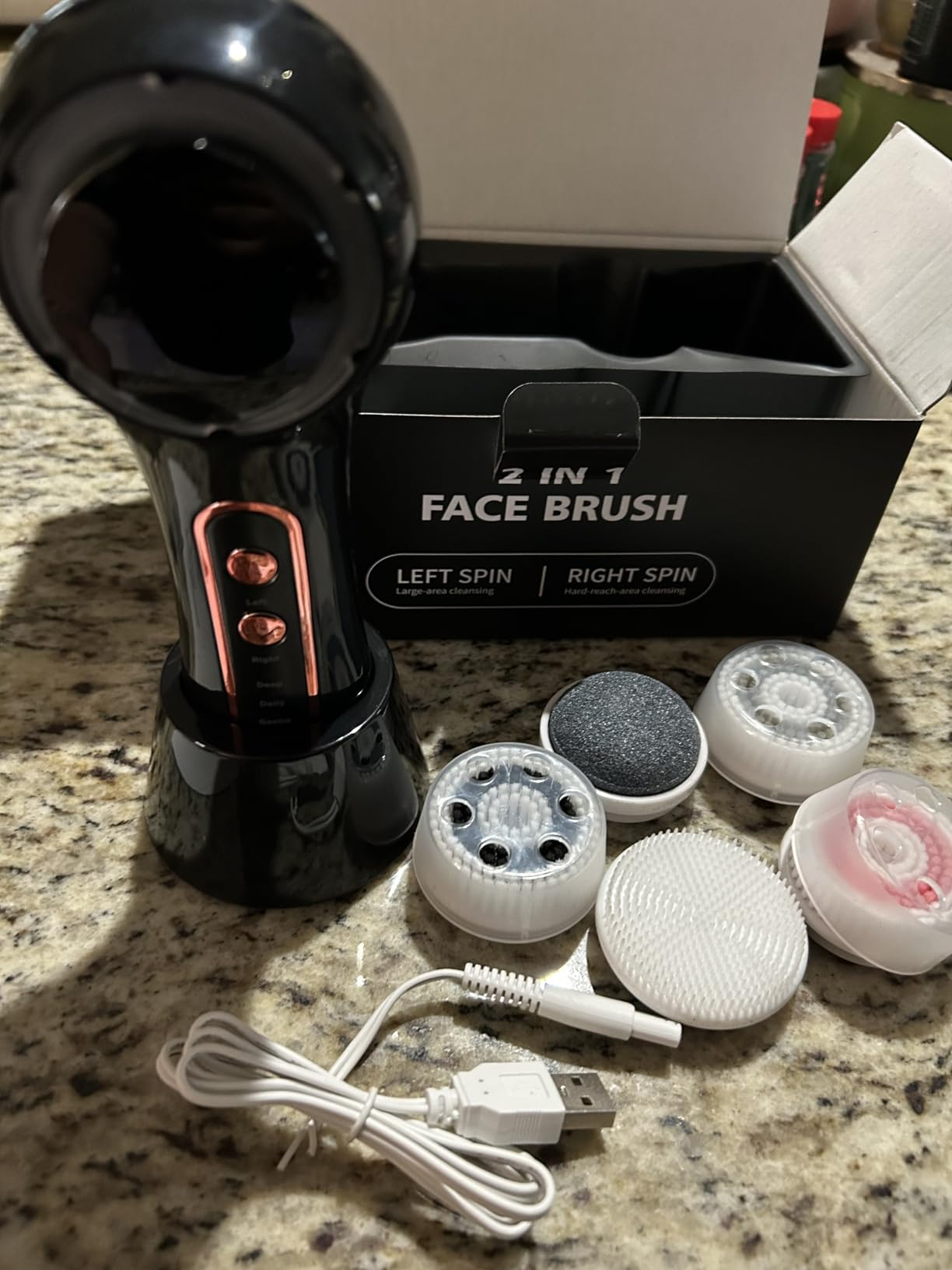UMICKOO Rechargeable Rotating Face Scrubber customer photo 1