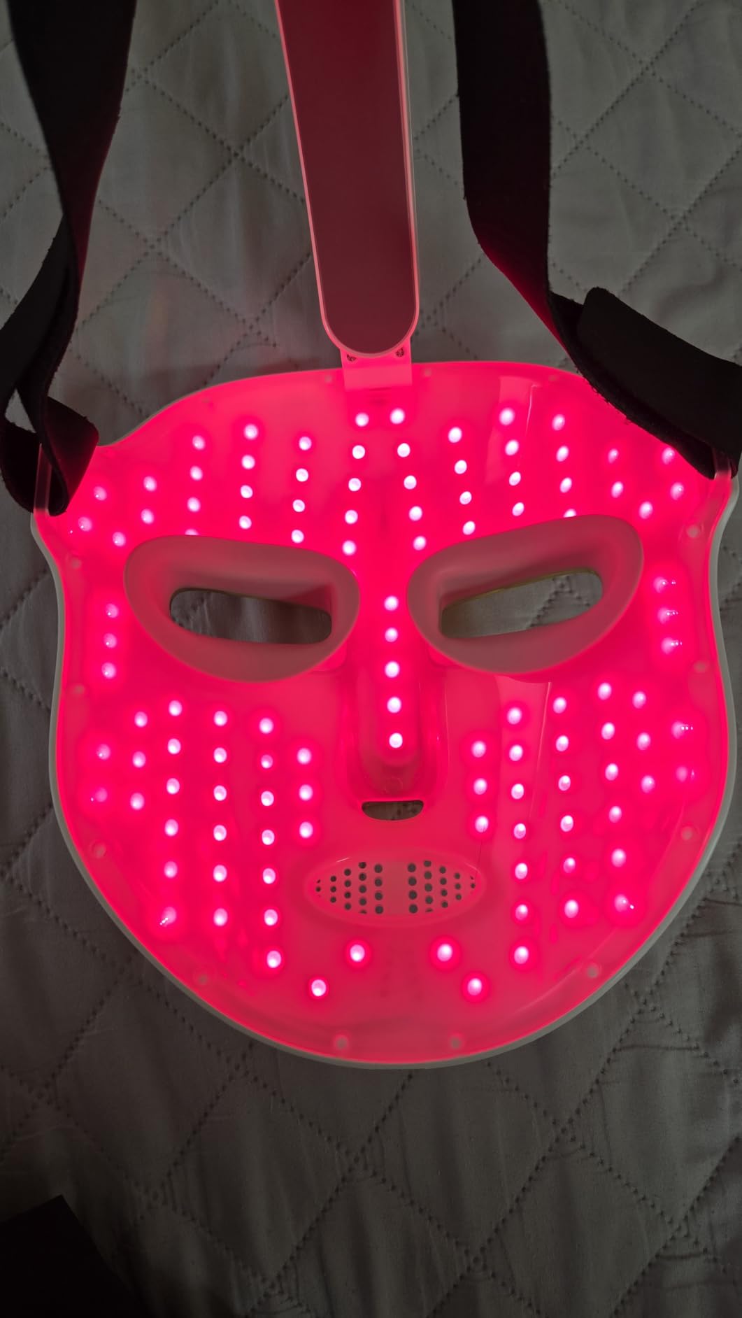 HSA FSA Red Light Therapy for Face Mask – LED Face Mask Light Therapy with Red Blue LED and Infrared Light, Anti-Aging, Blemish Repair Treatment customer photo 2
