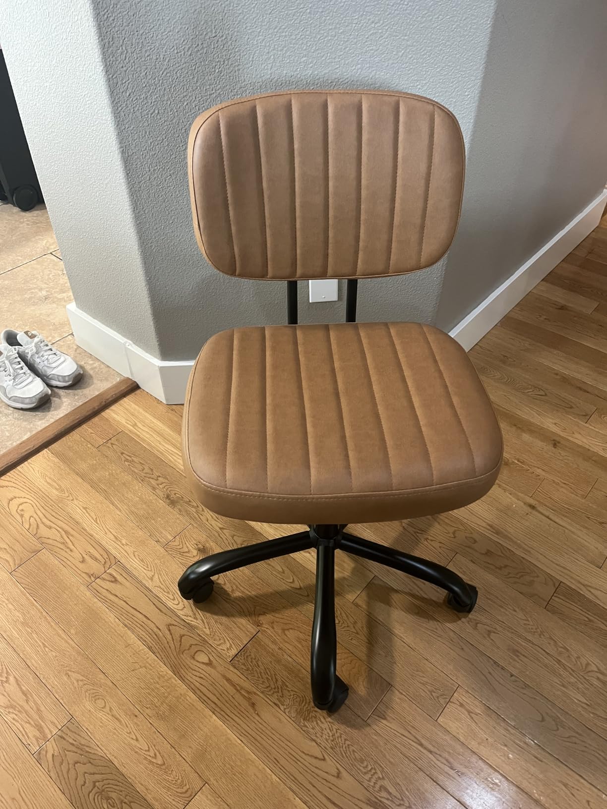 Sweetcrispy Office Desk Chair, Small Home Vanity Chair, Lumbar Support customer photo 2