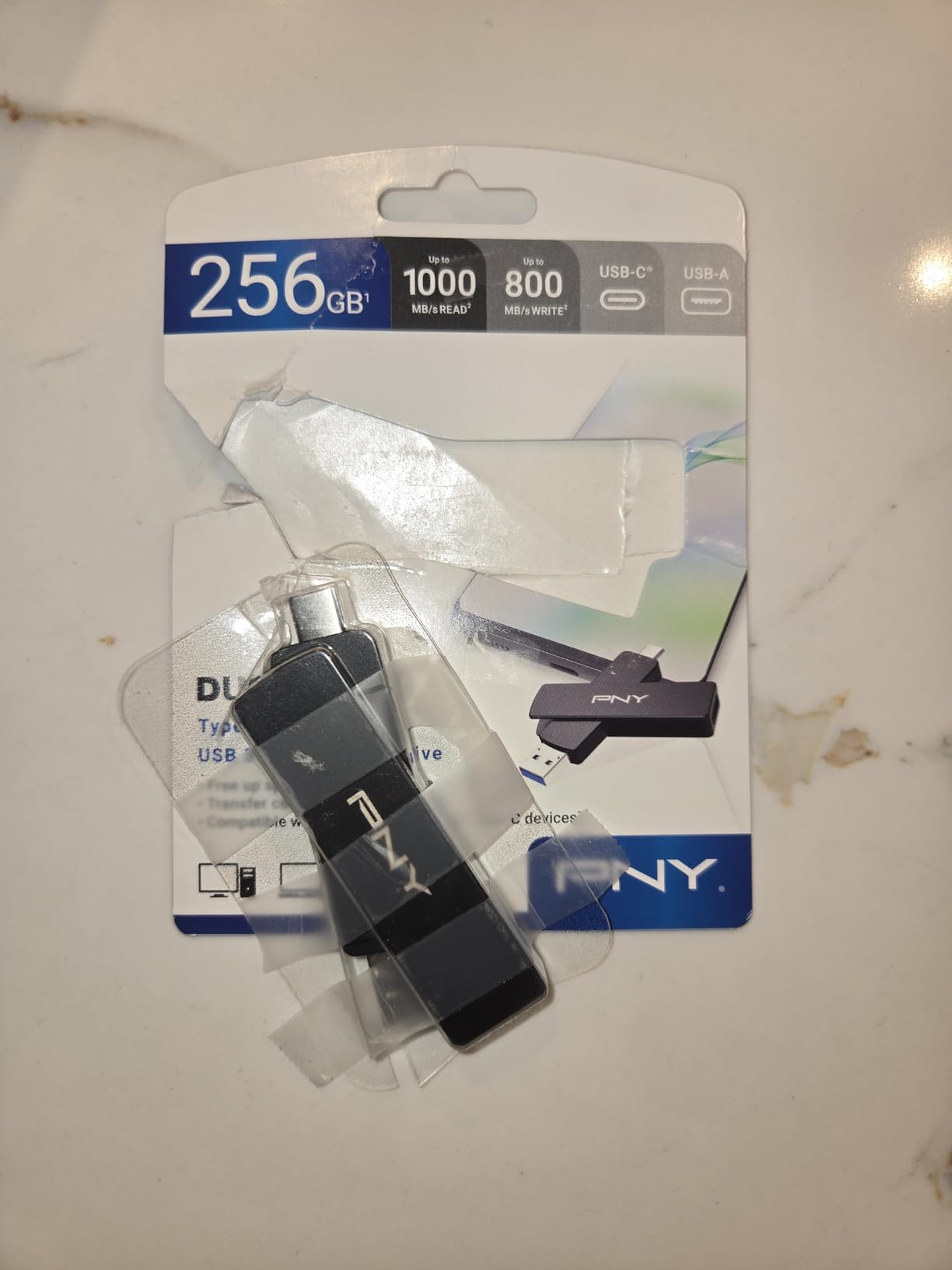 PNY 2TB Duo Link V3 USB 3.2 Gen 2 Type-C & Type-A OTG Flash Drive customer photo 1