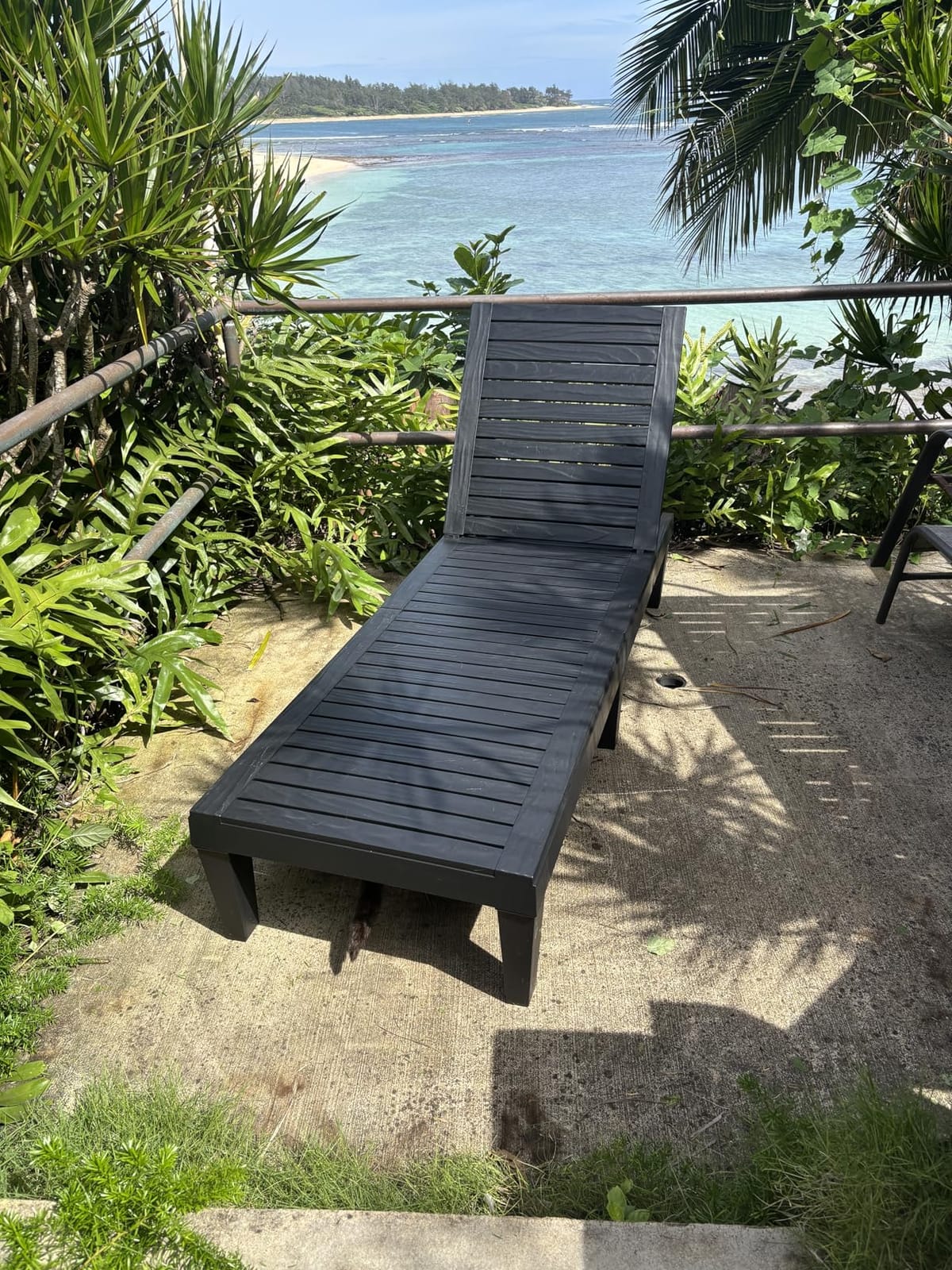 Outdoor Chaise Lounge Chairs Set of 2, Texture Black | 5-Position Reclining, Easy Assembly, HDPE Resin, Waterproof, Patio Garden, Beach Pool-Side, Rust-Free, All Weather Design customer photo 1