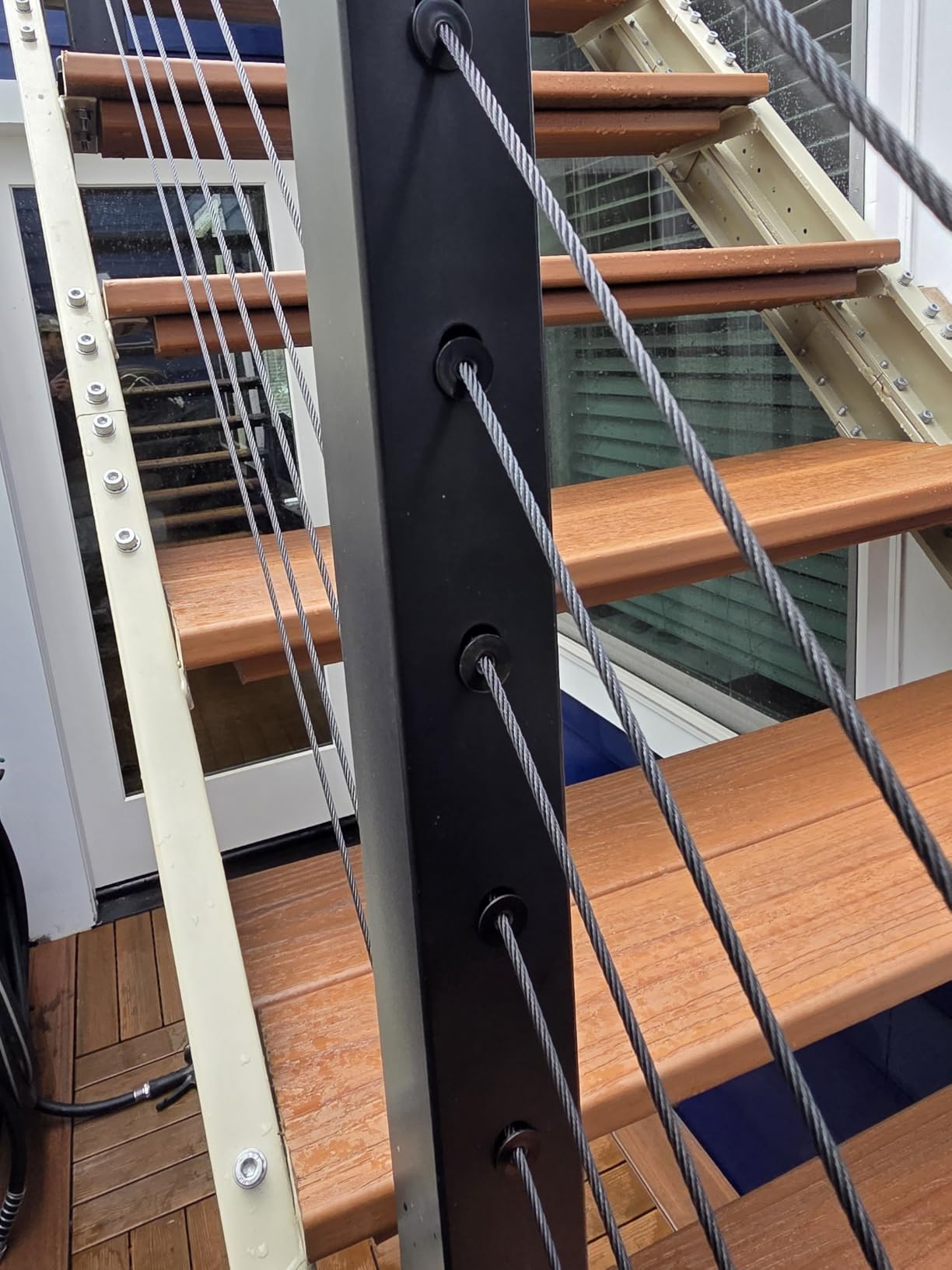 Muzata 8-12ft Pre-Crimped Complete Cable Railing Kit for Stairs 36in RC09 customer photo 1
