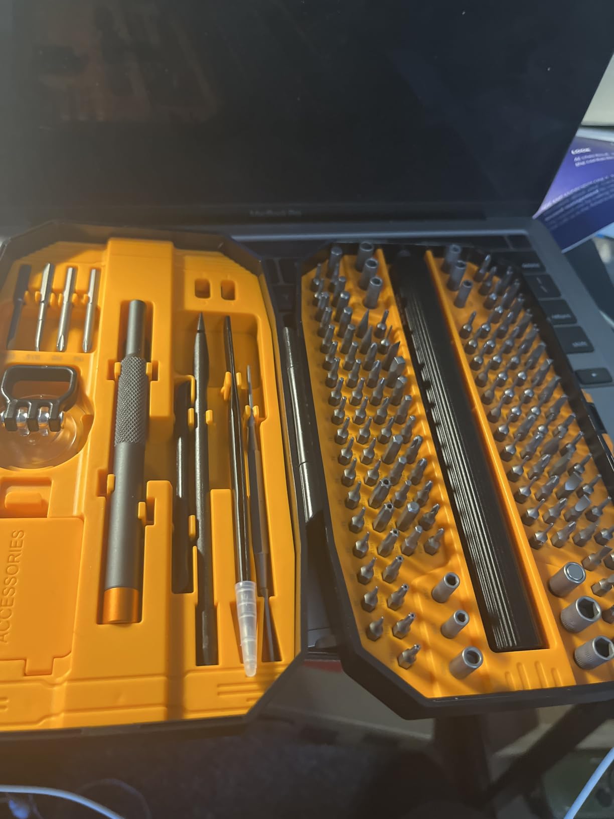 JOREST 155 in 1 Mini Electric Screwdriver, Precision Power Screwdriver Set | Cordless Screwdriver, 5 Torque (0.15 to 0.75N.m), Magnetic Repair Tool Kit for iPhone, PC, Laptop, PS5, Xbox, Watch, Camera customer photo 2