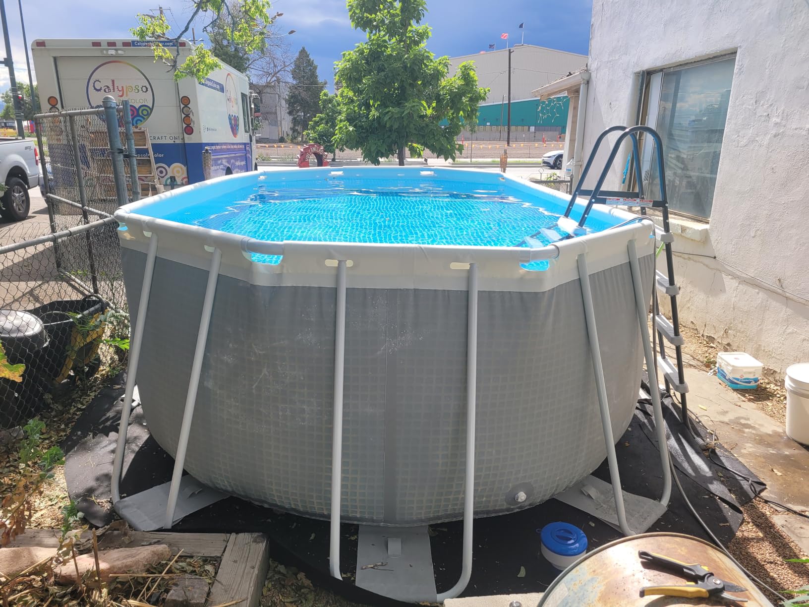 INTEX 26711EP 12Ft X 30In Prism Frame Premium Above Ground Swimming Pool Set with Filter Pump customer photo 1