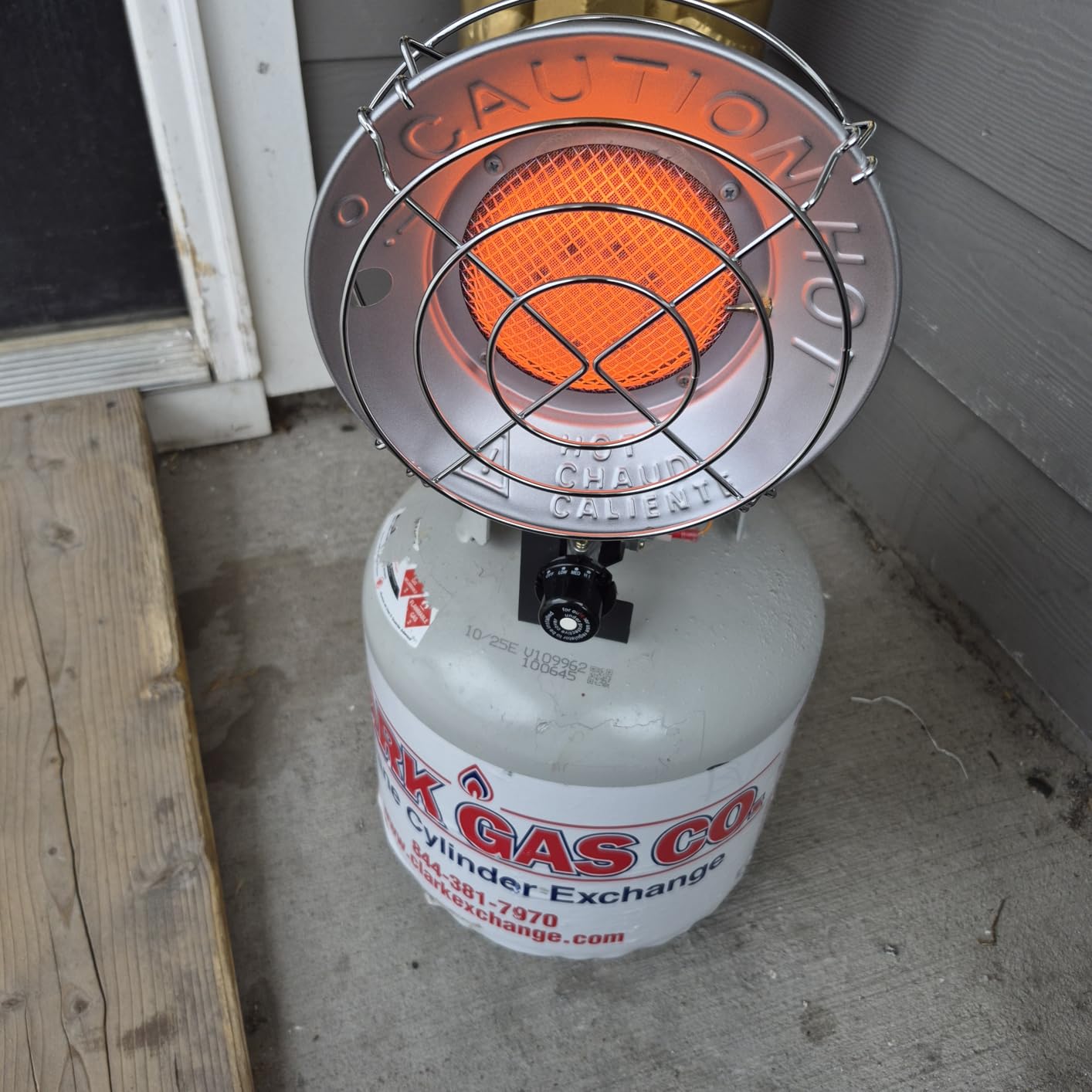 SISUPASSIE 15000BTU Propane Heater, Portable Propane Heater for Outdoor Use with 3 Adjustable Modes and Safety Shut-off Valve for Patio, Camping, Fishing, Garage customer photo 2