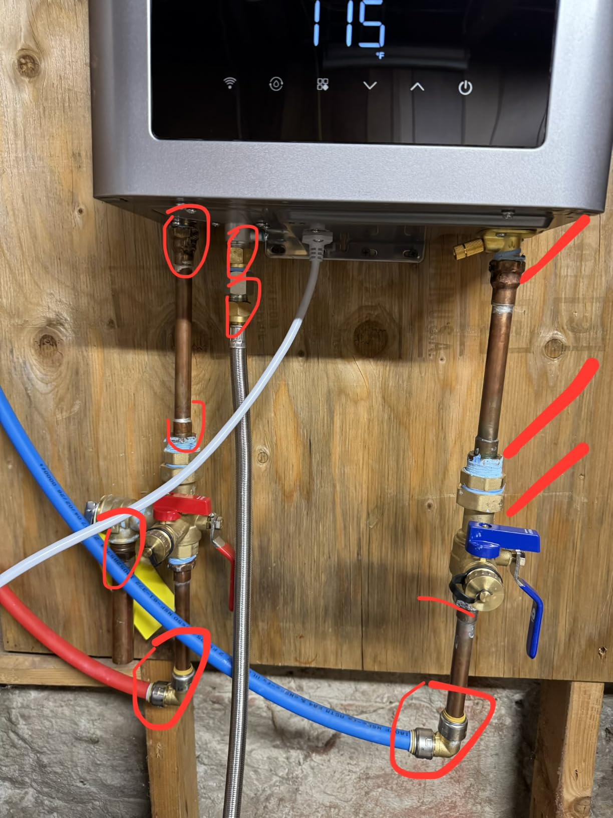 APUS Tankless Water Heater Propane, 140,000 BTU Indoor Installation Up to 6.8 GPM, Zero Cold Water Technology for Instant Hot Water on Demand, Smart Wi-Fi App Control customer photo 2