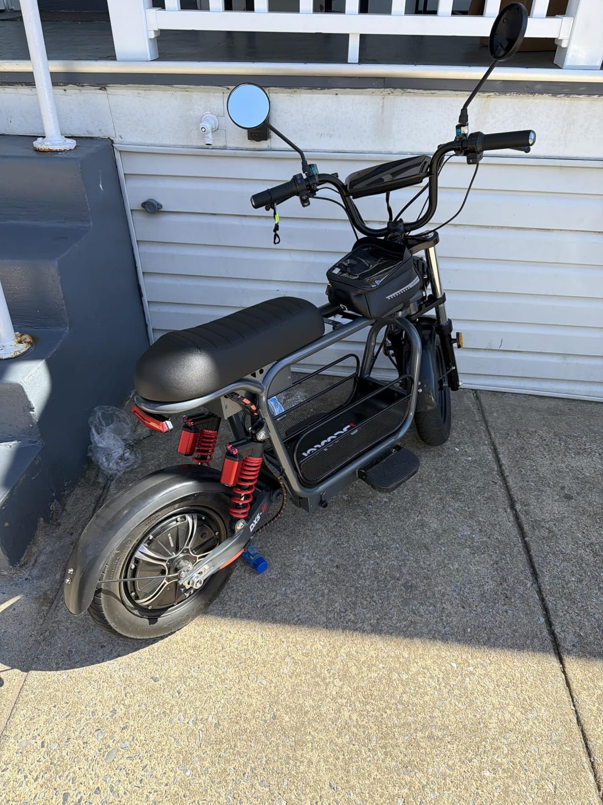 iScooter Electric Scooter with Seat & Basket, 1500W, 45 Miles, 15