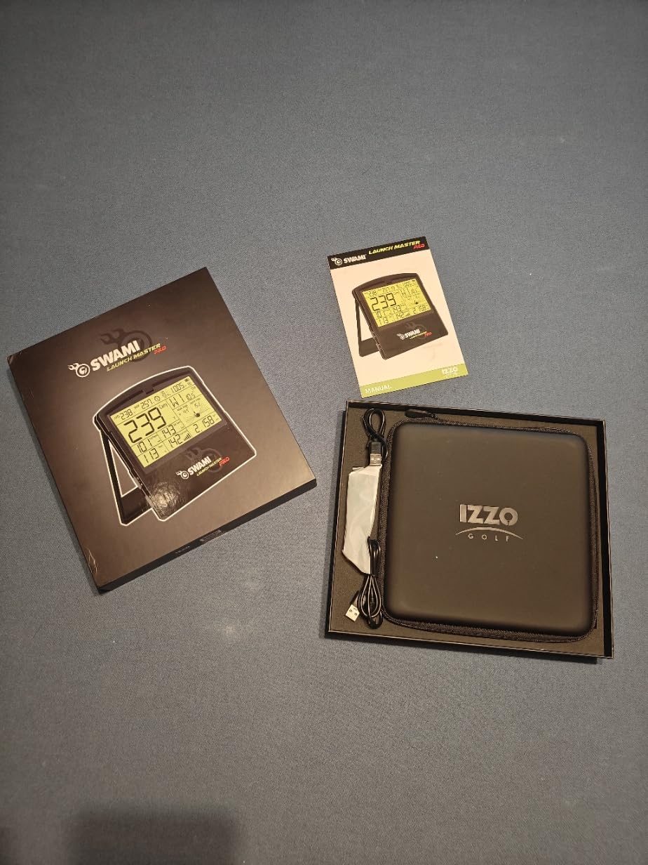 Izzo Golf Swami Launch Master Pro Golf Launch Monitor customer photo 1