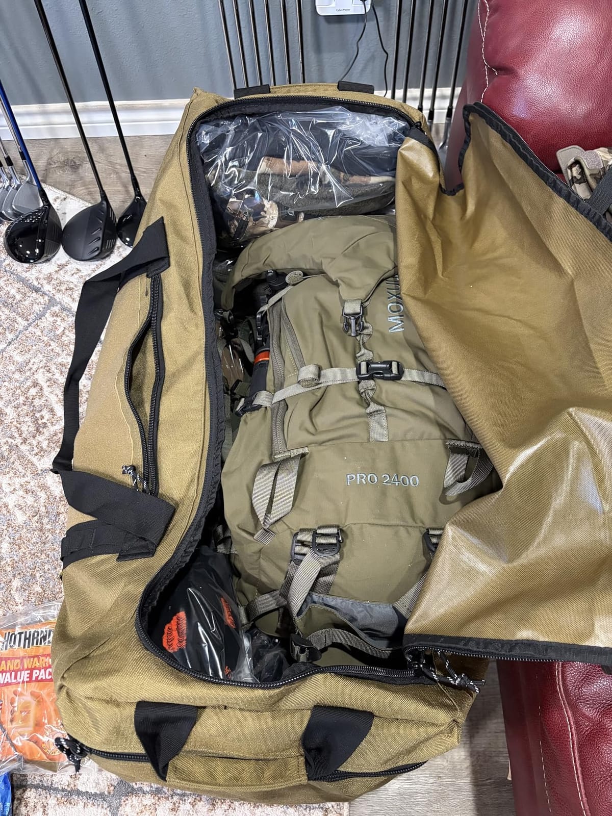 MOXULE Pro 5000 Camo Frame Backpack - Meat Hauler Pack with Rain Cover for Outdoor customer photo 2
