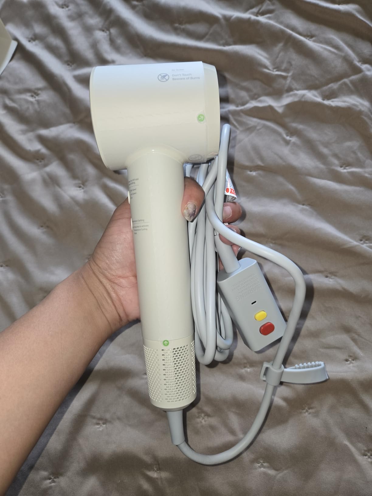 Laifen SE Lite High-Speed Ionic Hair Dryer with Diffuser, Milktea | Thermo-Control, 150M Negative Ions for Frizz Control, Lightweight, Perfect for Sleek Styling & Daily Use, Gifts for Women customer photo 2