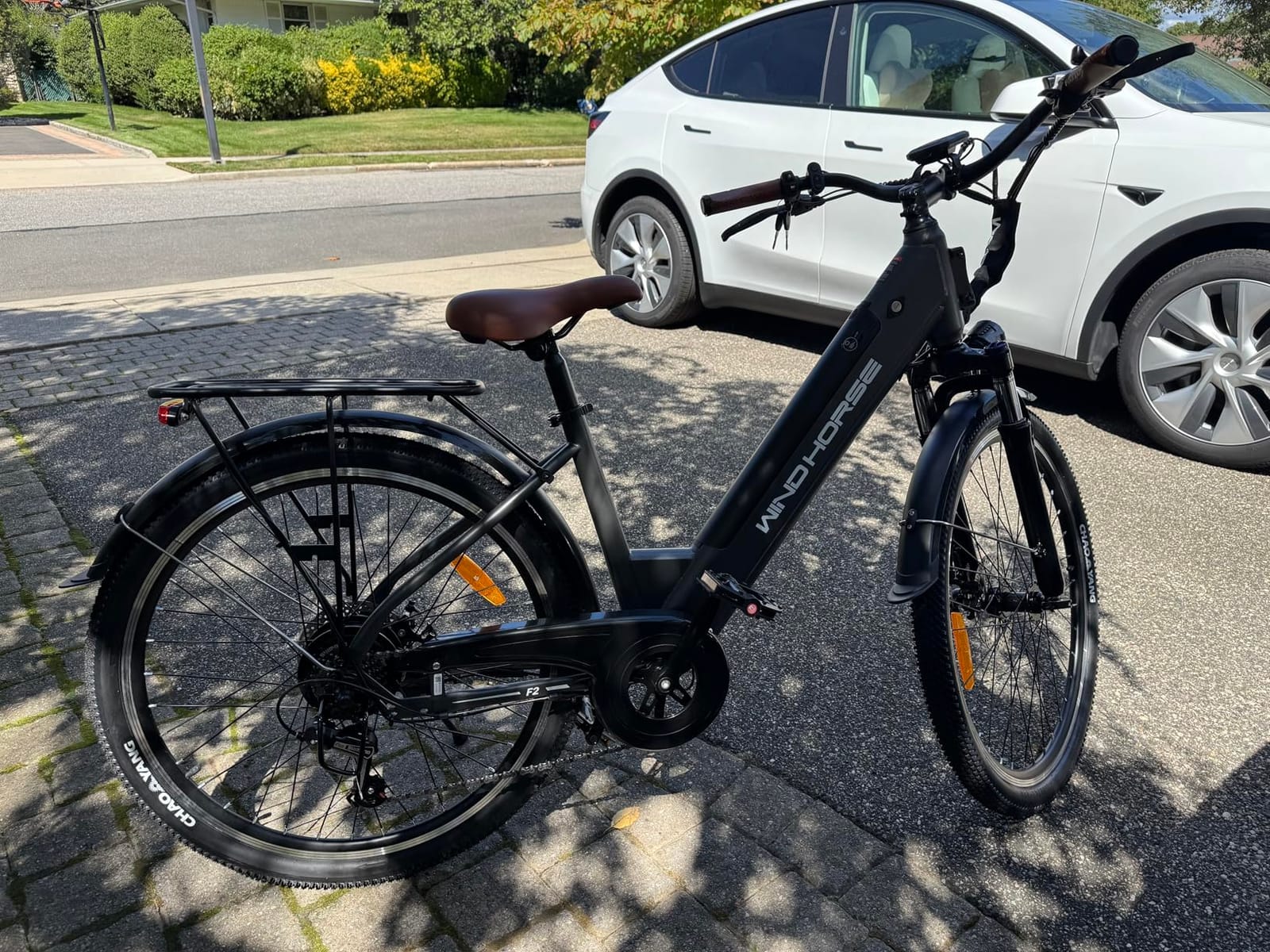 Electric Bike for Adults 30-50 Miles 20MPH, 26” Step-Thru Commuter Ebike customer photo 1