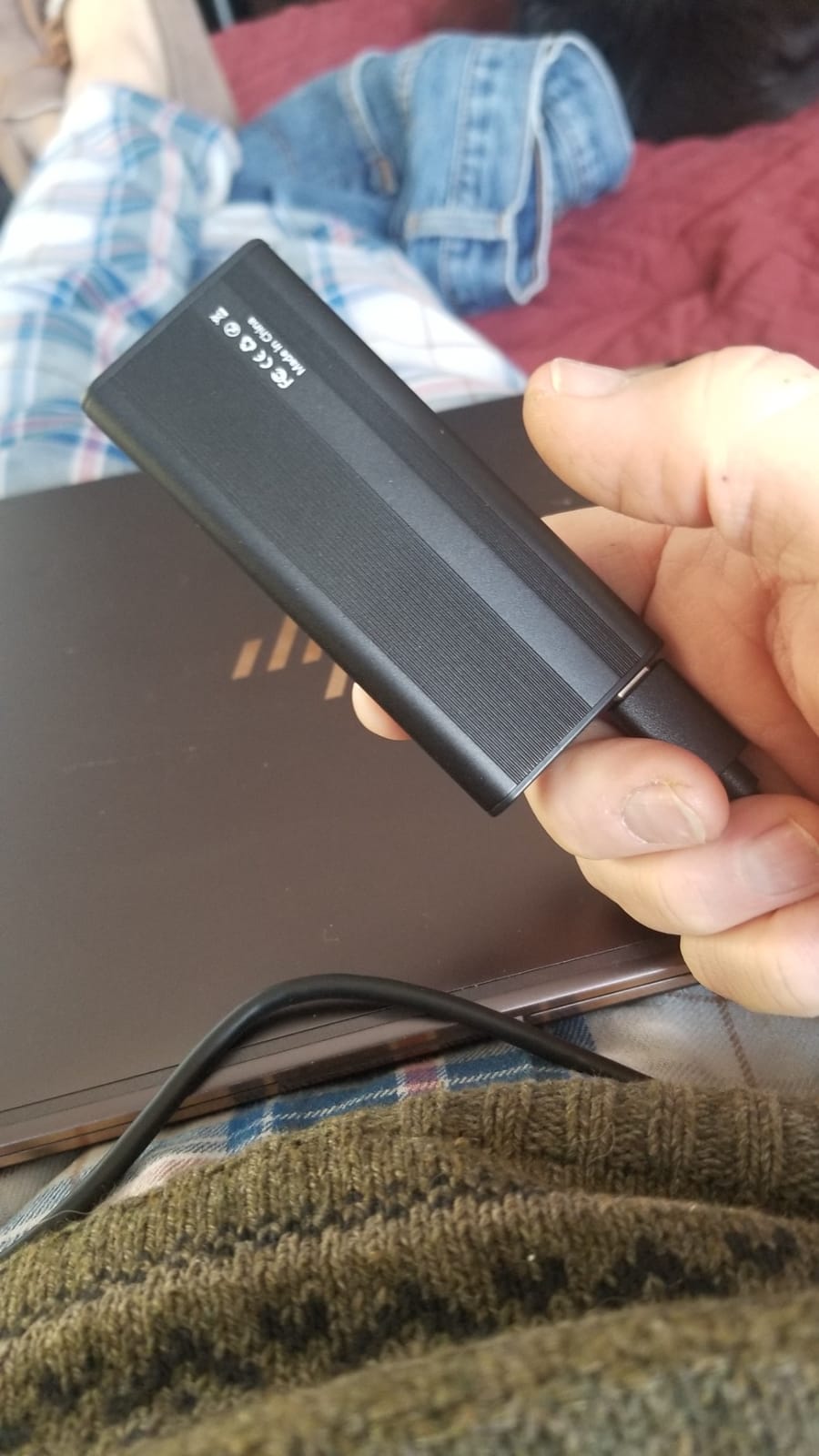 MOKiN 20Gbps M.2 NVMe SSD Enclosure, M.2 Enclosure Drive Reader customer photo 1